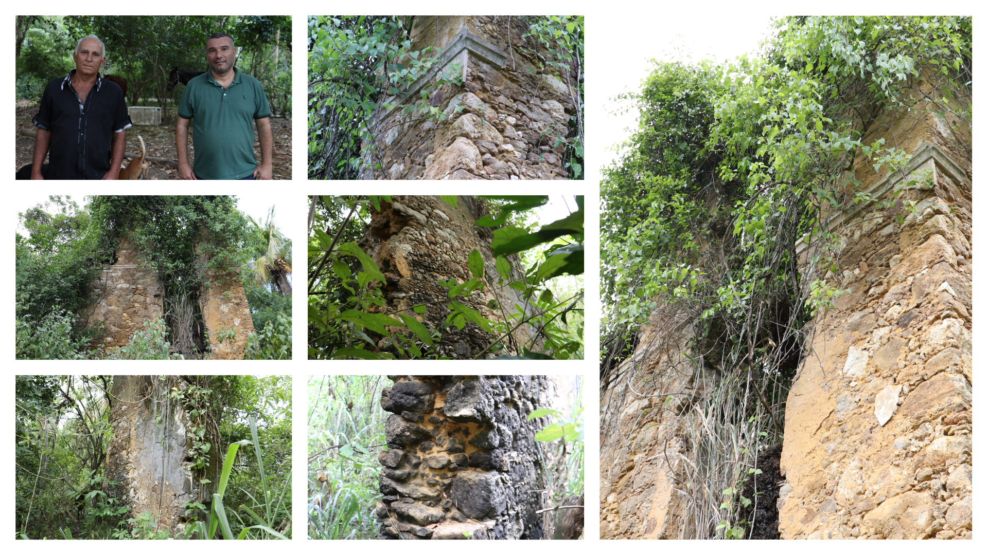 As ruínas do sobrado na antiga estrada de Bom Jesus de Morro Baixo a Viana guardam lendas e muitas histórias 