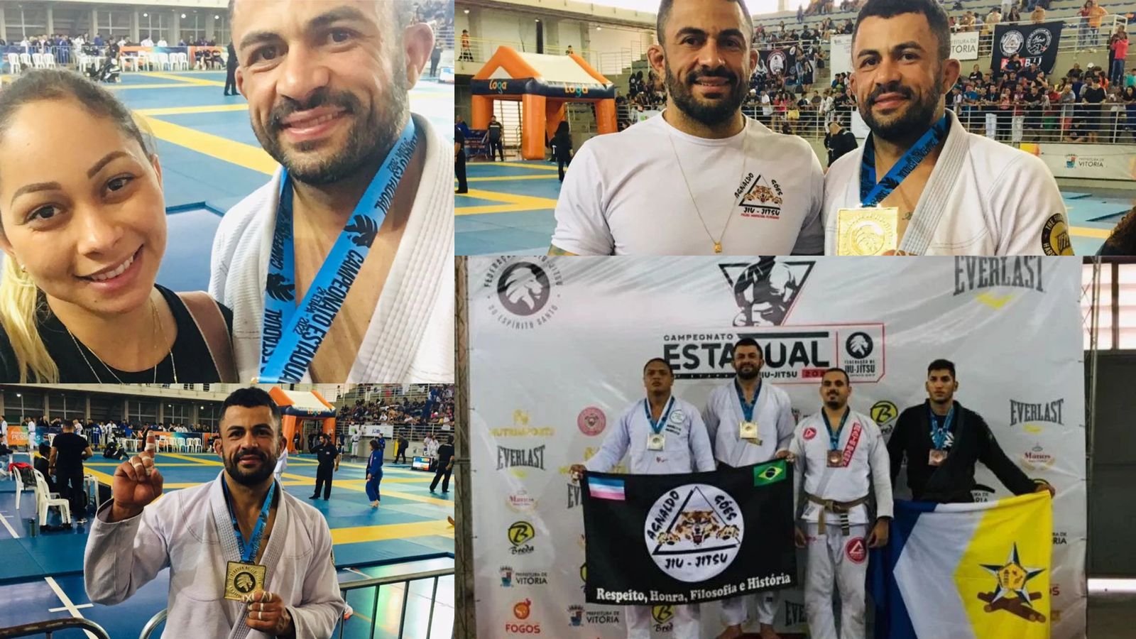 Atleta de Marechal Floriano Ramon Schunk é Campeão Adulto Pesadíssimo Faixa Marrom na Segunda Etapa do Estadual da Fejjes.