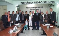 Câmara de Marechal homenageia atleta de 11 anos que foi bronze no brasileiro de Taekwondo, em Londrina