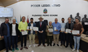 Produtores de café são homenageados na Câmara de Marechal Floriano 
