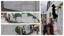 Arte e transformação: escola estadual leva colorido e reflexões para muros e paredes