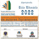 Cinco obras inscritas no Cliclo Literário 2022 
