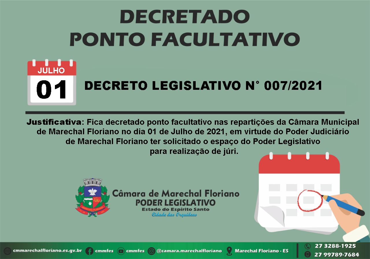 DECRETO LEGISLATIVO Nº. 007/2021