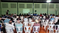 Escola Estadual Pública E.F.M. Victorio Bravim em Araguaya é palco de reunião comunitária para inicio da Obra de Revitalização de Pavimentação da Rodovia ES 146