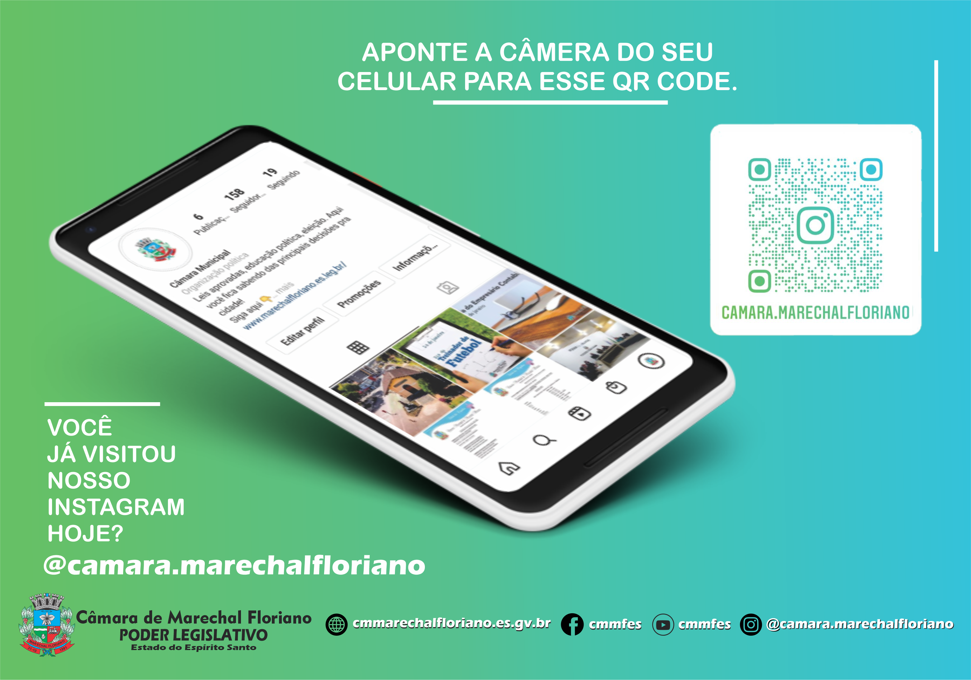 Faça parte do nosso perfil oficial no Instagram 