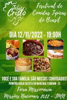 Festival de Comidas Típicas do Brasil na Igreja Batista em Marechal Floriano