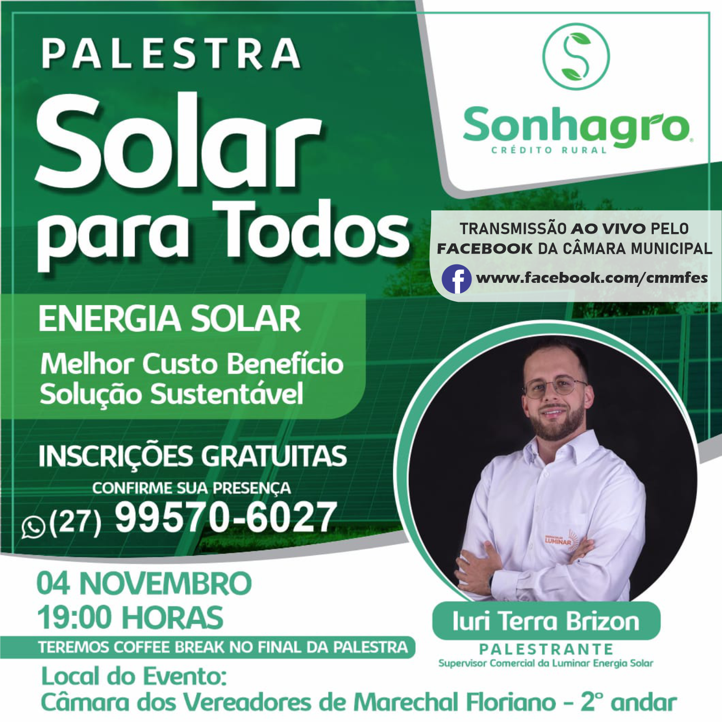 Palestra “Solar para Todos”