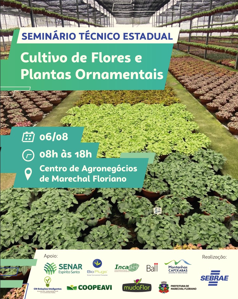 Seminário sobre Cultivo de Flores e Plantas Ornamentais em Marechal Floriano