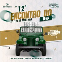 Final de semana irá contar com 12º Encontro de Jeep