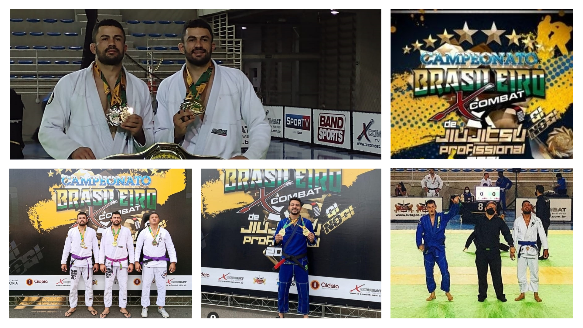 Os irmãos Schunk  são destaques no Campeonato Brasileiro X-Combat de Jiu-Jitsu 2021