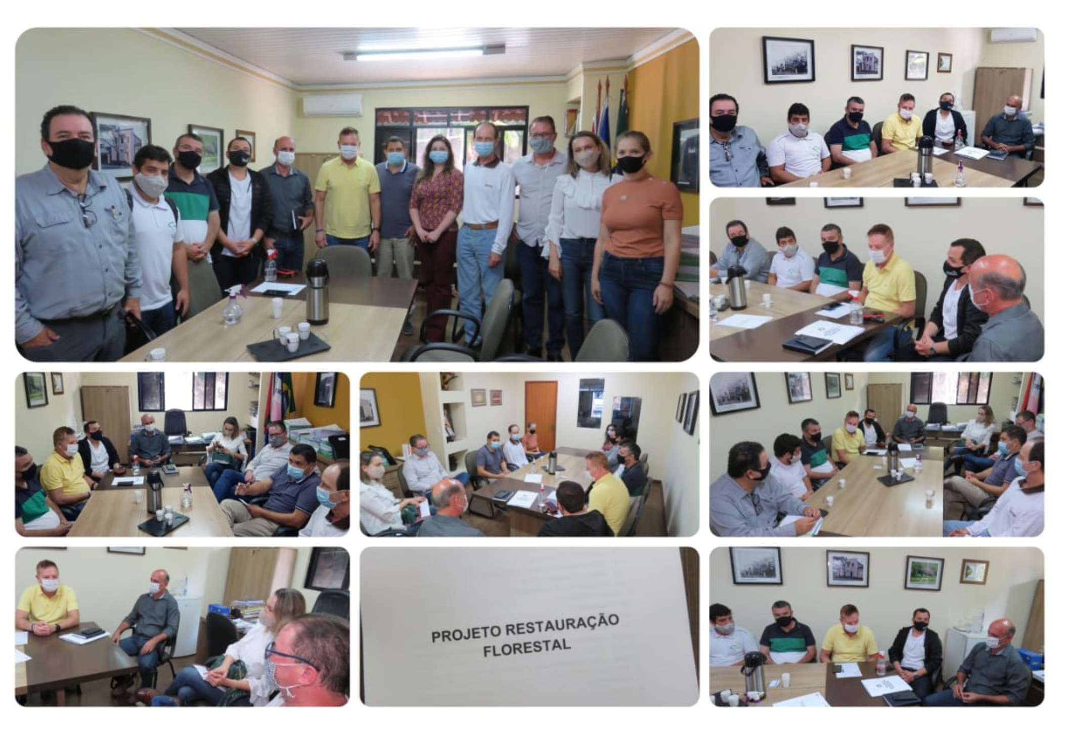 Secretaria Municipal de Meio Ambiente e Recursos Hídricos apresenta o “Projeto Restauração Florestal” para as autoridades do Executivo, legislativo e Empresários do Município de Marechal Floriano