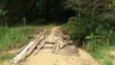 Vereador Cezinha Ronchi requer melhorias em ponte de madeira na comunidade de Boa Esperança e manutenção nas estradas de Rio Fundo.