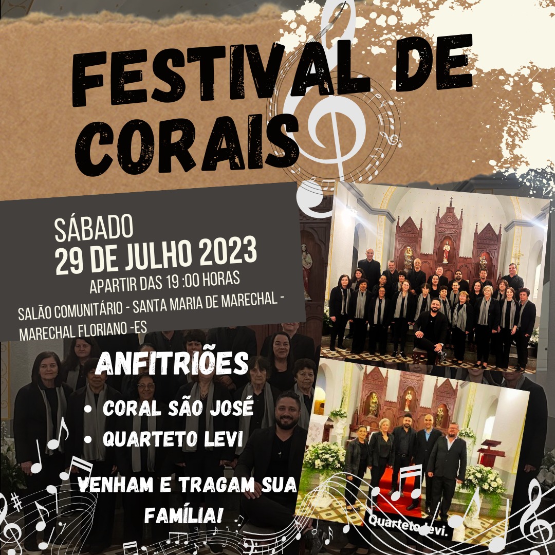 Nova edição de Festival de Corais acontece neste final de semana