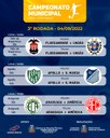 3ª rodada do Campeonato Municipal de Futebol 2022 – Titular/Master