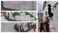 Arte e transformação: escola estadual leva colorido e reflexões para muros e paredes
