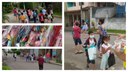 Crianças mantém tradição e participam do Bom Princípio nas ruas de Araguaya