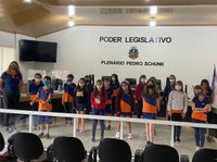 Alunos do Centro Educacional Integração visitam a Câmara Municipal de Marechal Floriano