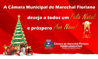 A Câmara de Marechal Floriano deseja a todos um Feliz Natal e um próspero Ano Novo! 