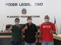 Vereadores da Câmara recebe visita do Gestor do polo da Faculdade Multivix de Marechal Floriano